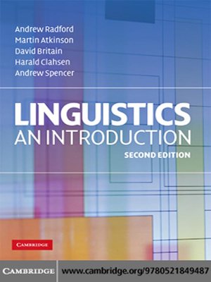cover image of Linguistics